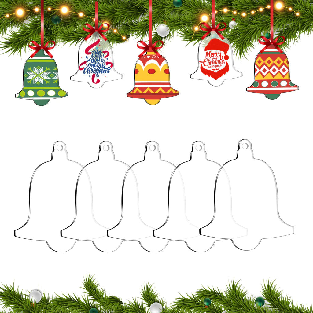 Teckwrap Acrylic Christmas Ornaments Blanks (multiple designs)