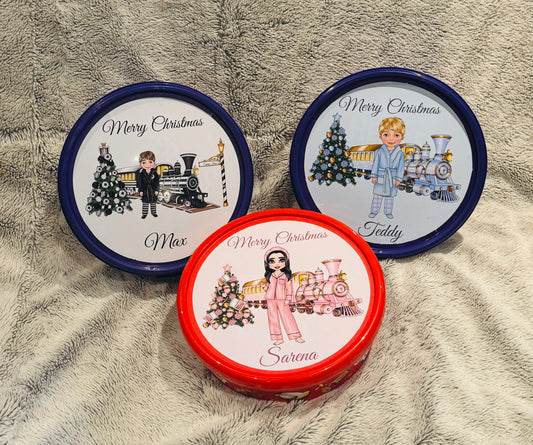 Chocolate Tub Sticker - Makeup Dolly (Blue, Purple, Green, Black and Gold)