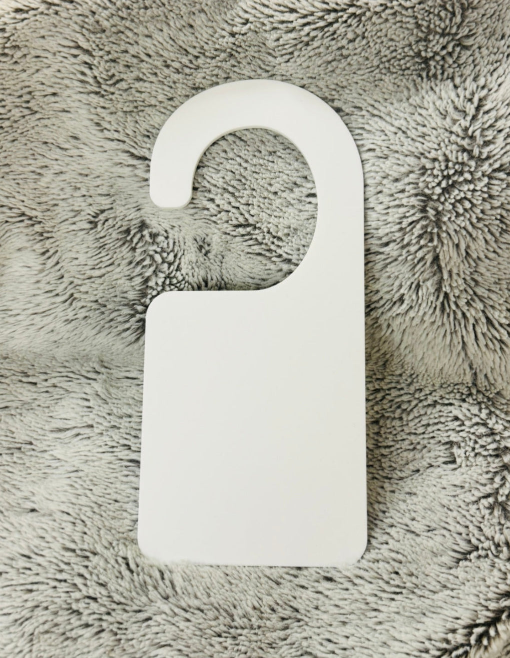 Acrylic Blank door hanger (can be Sublimated)