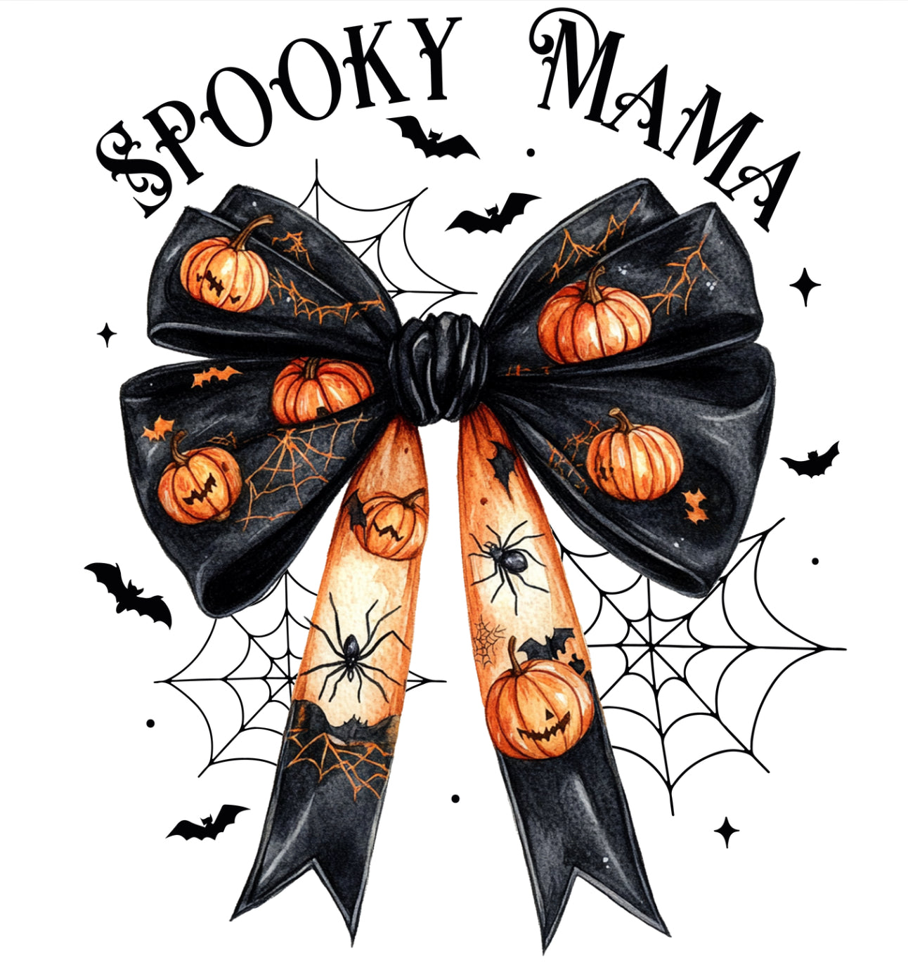 DTF Fabric - Halloween Spooky Mama & Mini