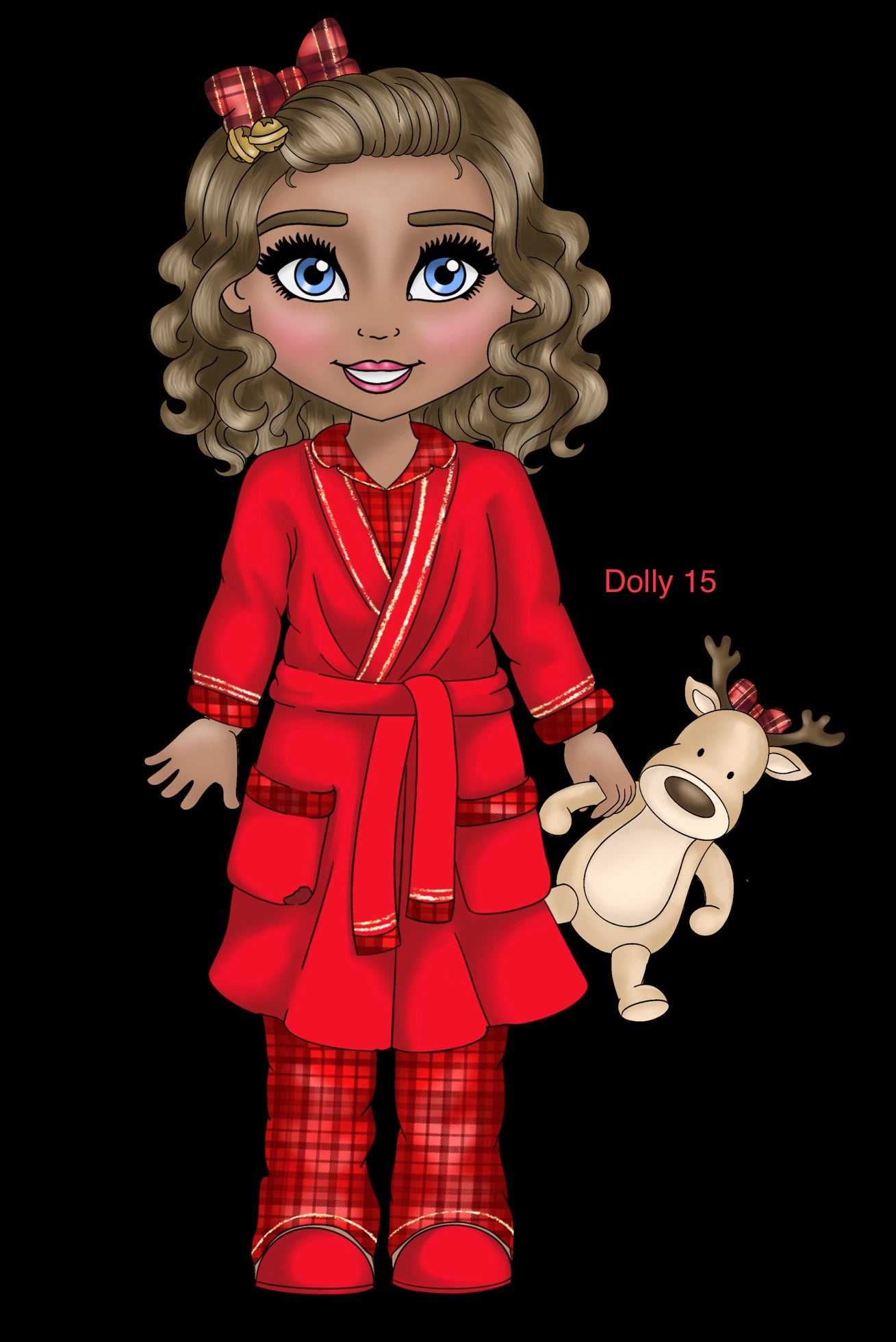 UV Polar Express Ticket Red Girl