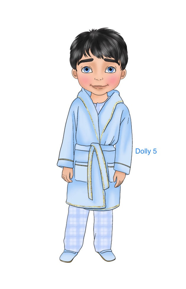 UV Polar Express Ticket Pale Blue Boy