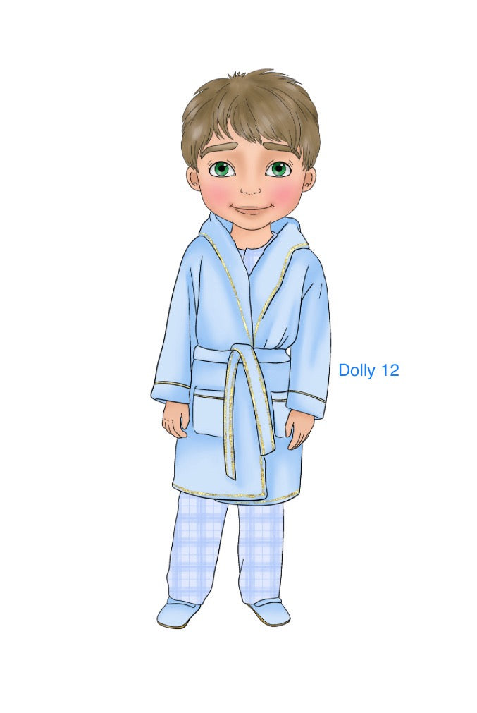 UV Polar Express Ticket Pale Blue Boy