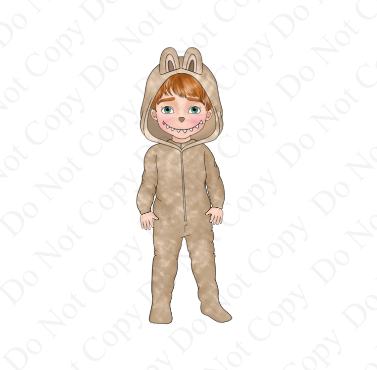 DTF Fabric -  Camel Boy Monster Dolly