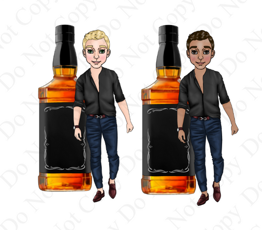 UV Whisky Bottle Guy