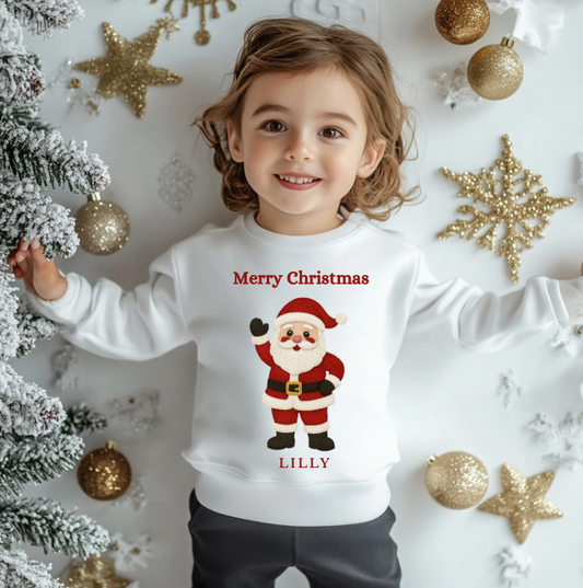 DTF Fabric - Full Santa (Knitted Style)