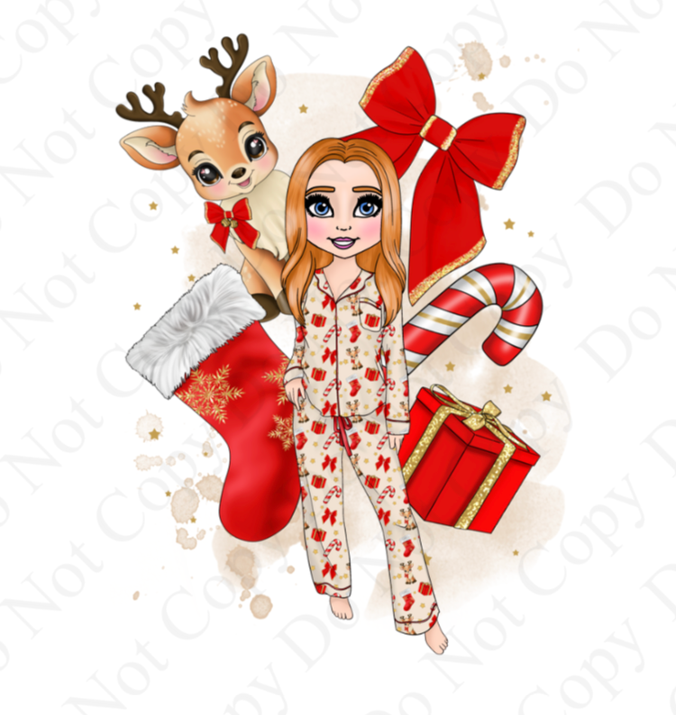 DTF Fabric - Prancer Dolly