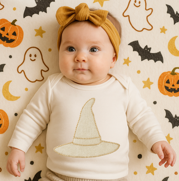 DTF Fabric - Linen Effect - Witch Hat