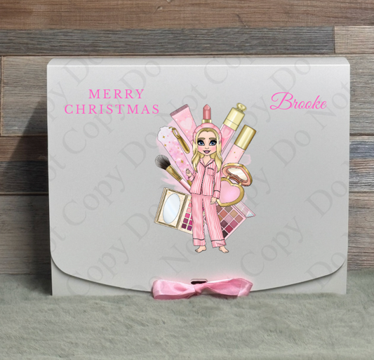 Dolly Gift Box - Pink Female - Makeup (Name with Wording Optional)