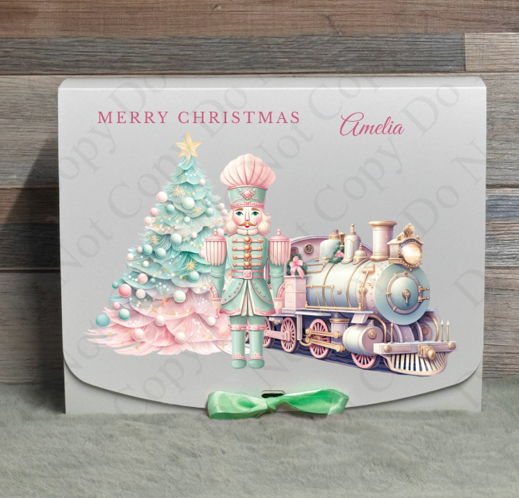 Pastel Boy Nutcracker Gift Box - (With Optional Name and Wording)