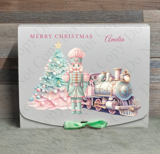 Pastel Boy Nutcracker Gift Box - (With Optional Name and Wording)