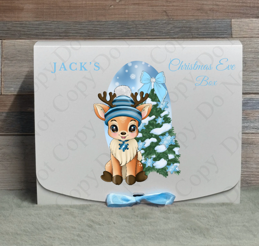 Prancer with Hat Gift Box (With Optional Name and Wording)