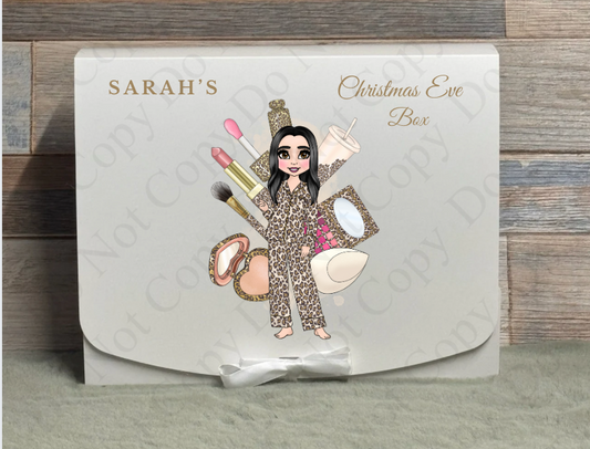 Dolly Gift Box - Leopard Dolly (Name with Wording Optional)