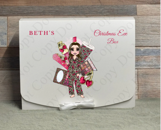 Dolly Gift Box - Cherry Leopard Dolly (Name with Wording Optional)