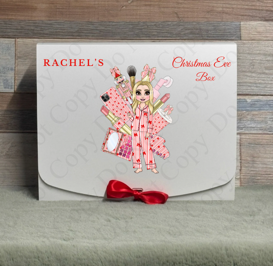 Dolly Gift Box - Candy Cane Stripe Dolly (Name with Wording Optional)
