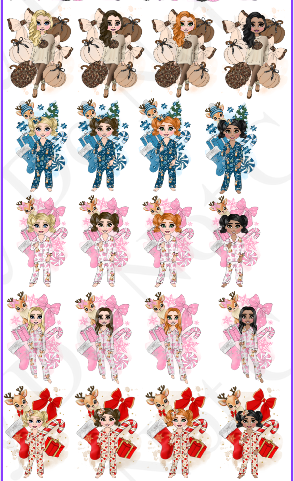 UV Dolly Mega Sheet part 2 (59 Dollys)