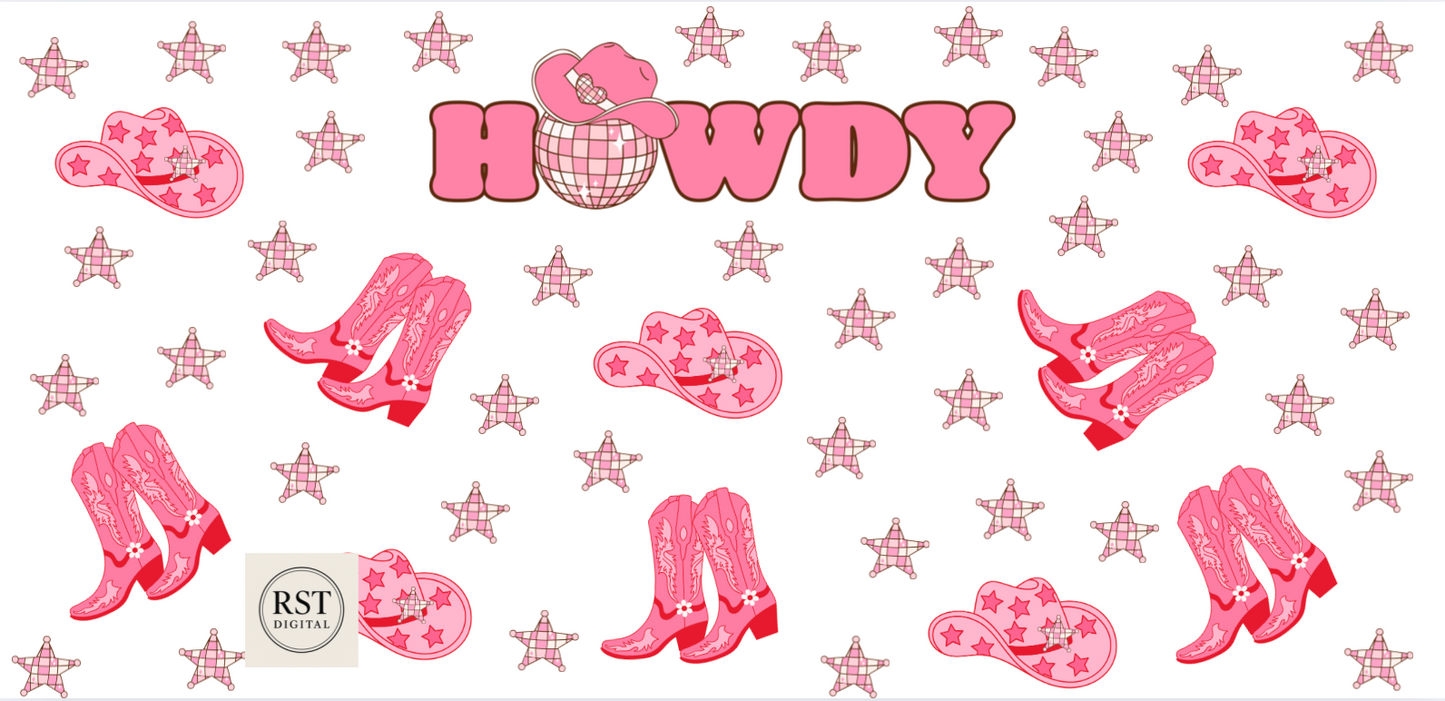 UV DTF - RST Howdy Cowgirl
