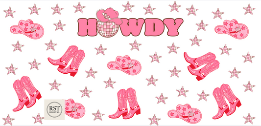 UV DTF - RST Howdy Cowgirl