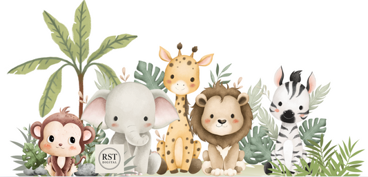 UV RST Jungle Animals