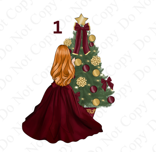 DTF - Christmas Tree Back Dolls (Dresses 1-12)