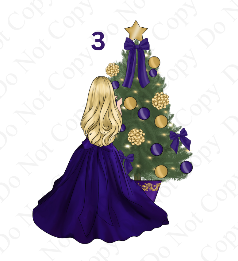 DTF - Christmas Tree Back Dolls (Dresses 1-12)