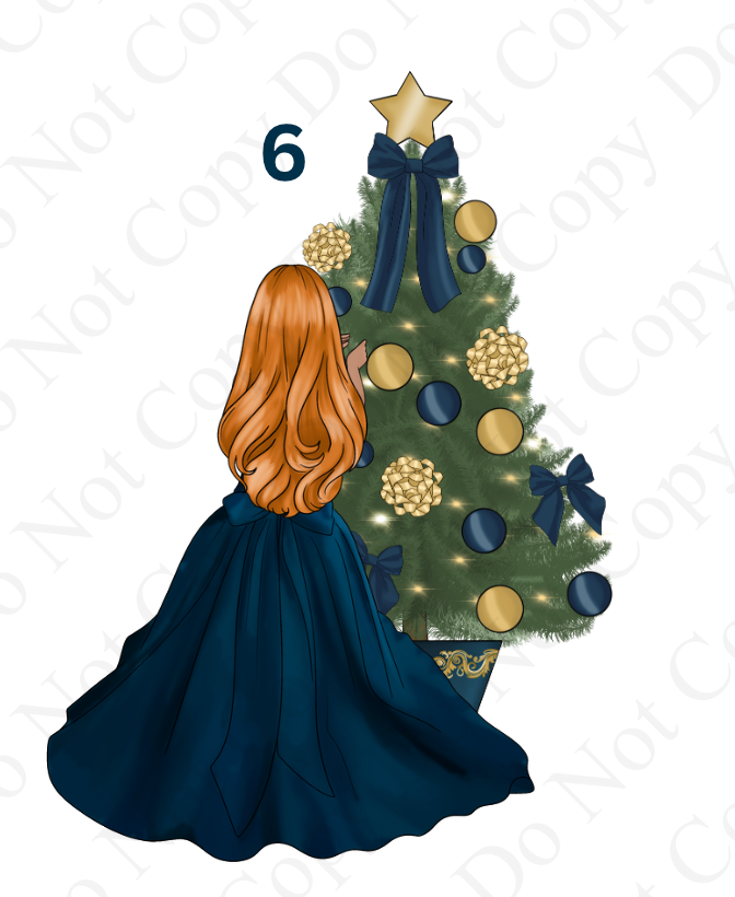 DTF - Christmas Tree Back Dolls (Dresses 1-12)