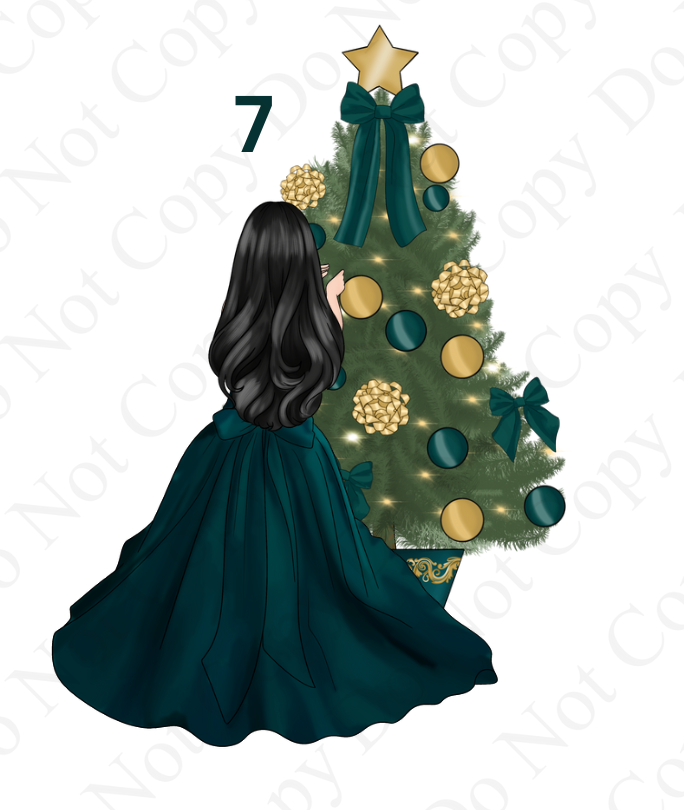 DTF - Christmas Tree Back Dolls (Dresses 1-12)
