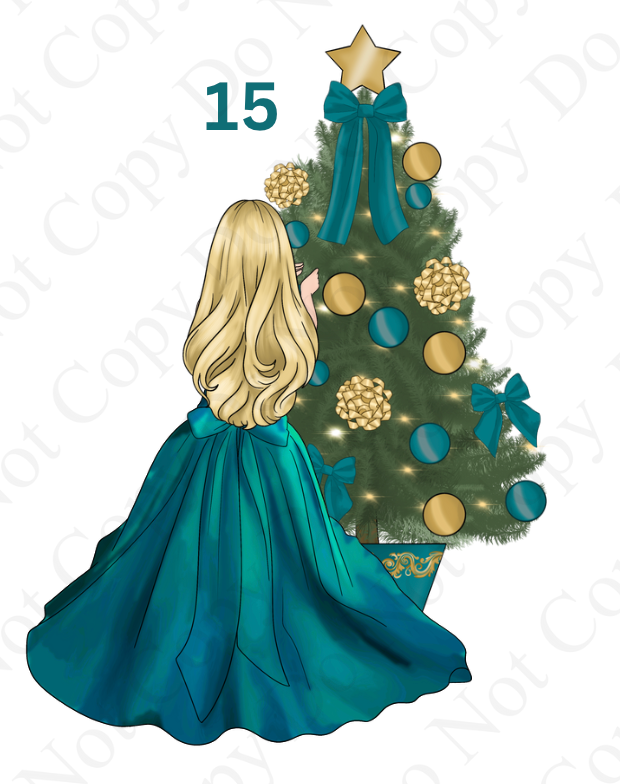 DTF - Christmas Tree Back Dolls (Dresses 13 - 24)