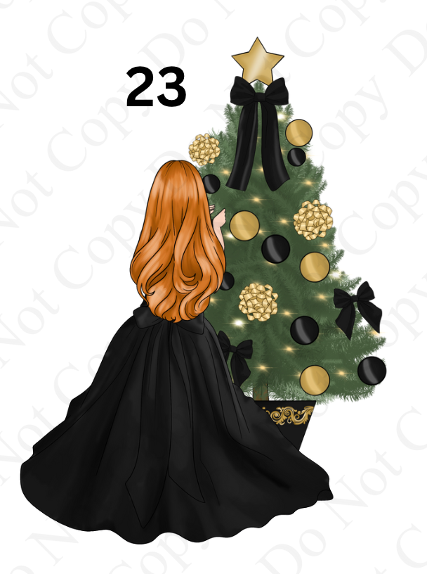 DTF - Christmas Tree Back Dolls (Dresses 13 - 24)