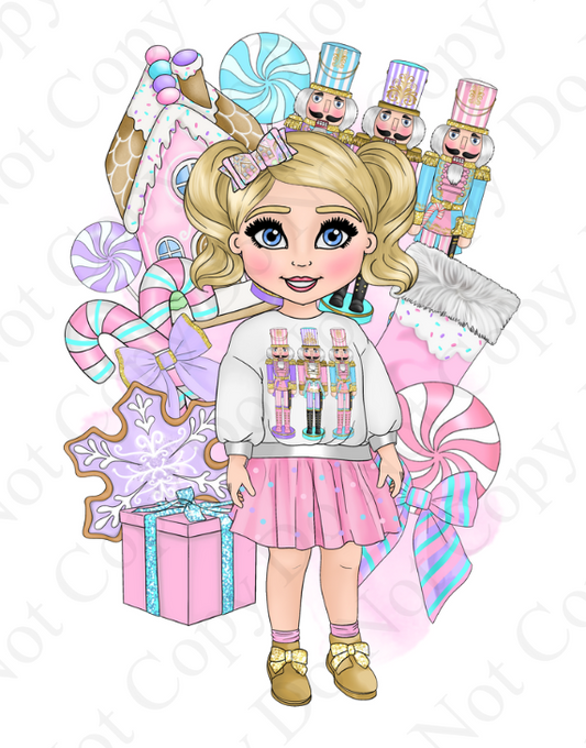 UV - Pastel Nutcracker Jumper Toddler Girl Dolly
