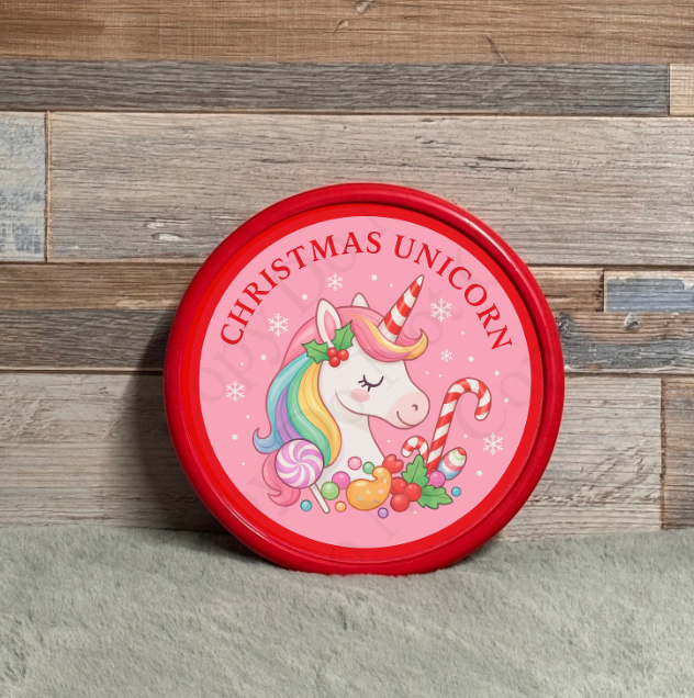 Chocolate Tub Sticker - Unicorn
