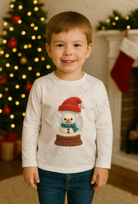 DTF Fabric - Snow Globe (Yarn Style)