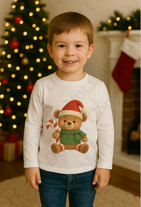 DTF Fabric - Bear (Yarn Style)