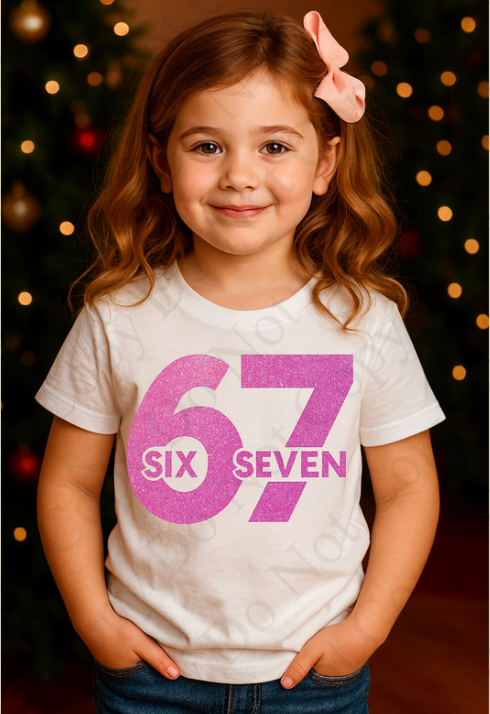 DTF Fabric - Pink 6 7 (Six Seven)