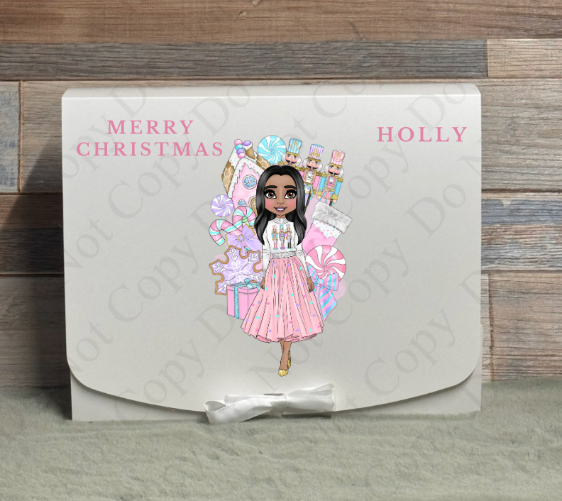 Dolly Gift Box - Pastel Nutcracker Jumper Doll (Name with Wording Optional)
