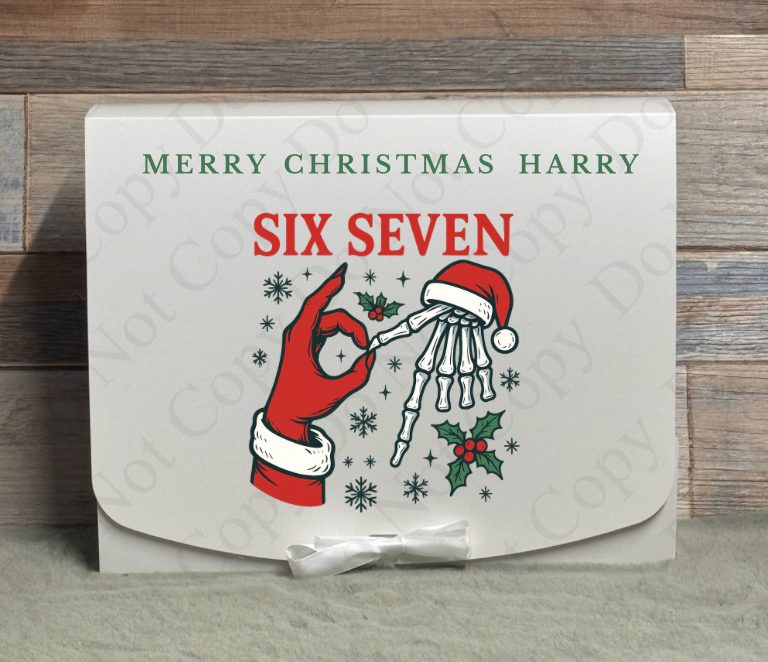 6 7 Gift Box - (With Optional Name and Wording)