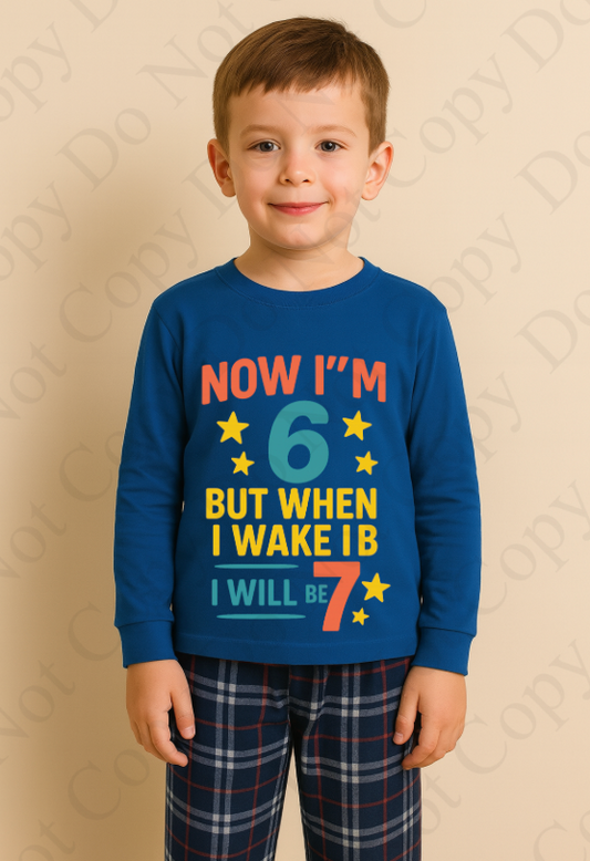 DTF Fabric - Retro Colours When I wake 6 7