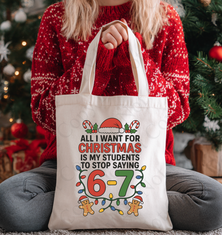 DTF Fabric - Stop saying 6 7