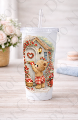 UV - RST Valentines Red Boy Bear - Posting Letter