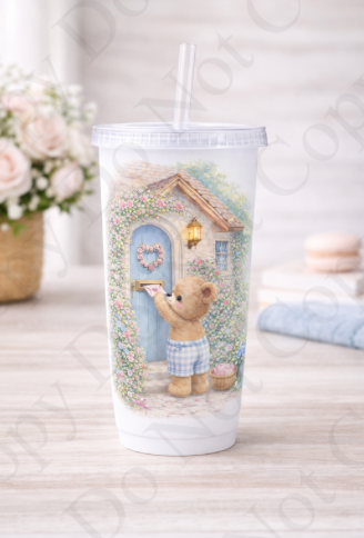 UV - RST Valentines Blue Boy Bear - Posting Letter