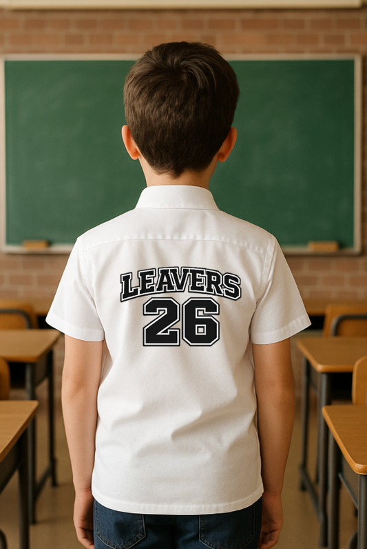 DTF Fabric - Leavers Varsity Black