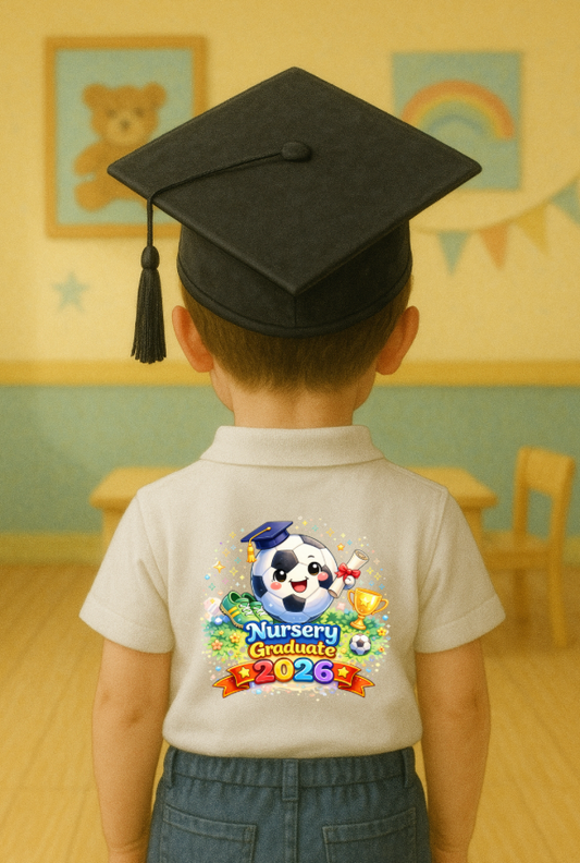 DTF Fabric - Nursery Graduation Football