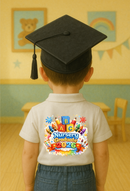 DTF Fabric - Nursery Graduation Crayons