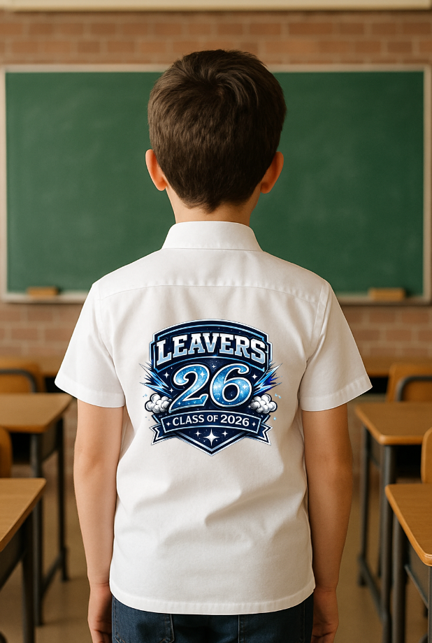 DTF Fabric - Leavers 2026 Blue