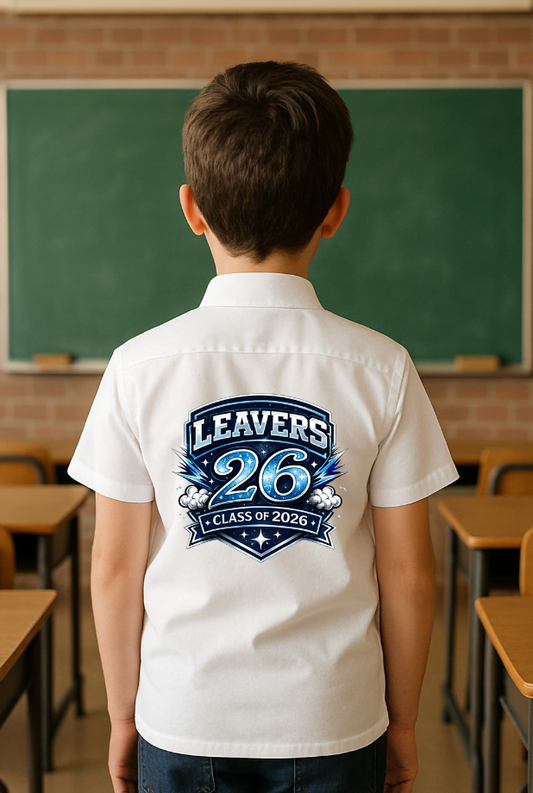 DTF Fabric - Leavers 2026 Blue
