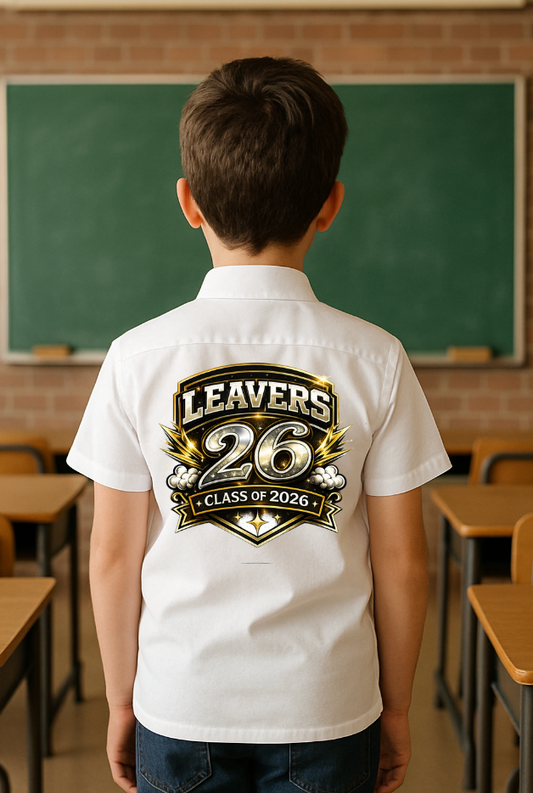 DTF Fabric - Leavers 2026 Silver