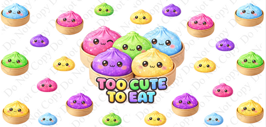 NEW UV Glitter Dumpling 16oz cup design