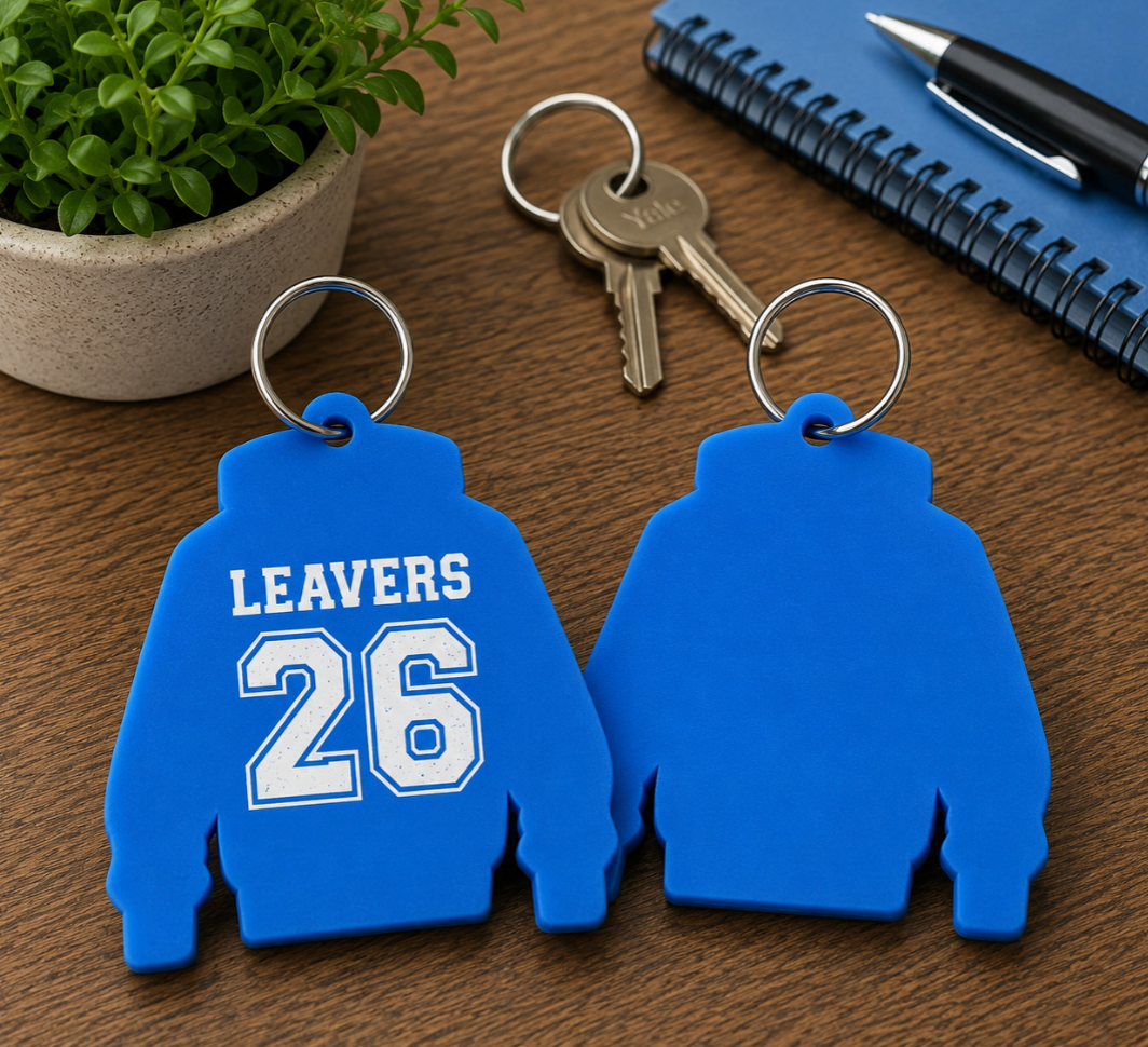 Acrylic 2026 Leavers Hoodie Plaque & Keyring Set (different colour options)