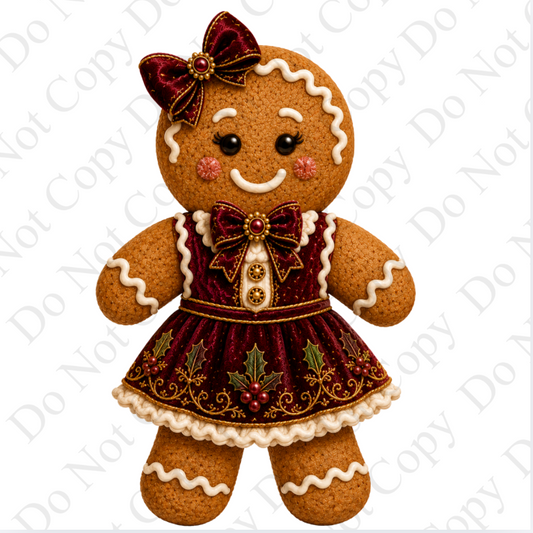 Digital Download - Girl Gingerbread