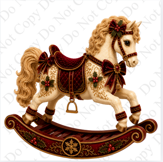 Digital Download - Red Rocking Horse